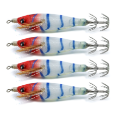 레이저에기 쭈꾸미 갑오징어 문어 수평에기 55mm, 1세트, 5.5g, 9. 레드헤드(4개입)