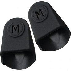 색소폰 부품 액세서리 MEOTOT 2pcs 마우스피스 캡 프로텍터 블랙 고무 클라리넷 커버