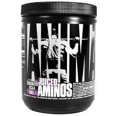 Universal Nutrition Juice Aminos蛋白質補充粉, 葡萄, 1個, 376克