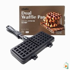 OS 오벨로 듀얼 프리미엄 와플팬 와플프라이팬 와플기계2구