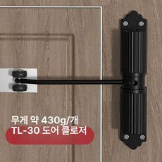 도어클로저 장치 경첩형 설치 방화문용 도어체크 현관문용, 1개, 헤비 듀티 블랙 60KG 1개