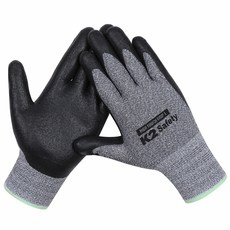 K2 하이터치그립1 작업장갑 코팅 NBR 장갑, L.GREY, 1세트