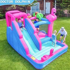 에어바운스 미끄럼틀 놀이터 공원 마당 간이 유치원, F타입-315x270x235cm, 1개