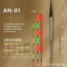 AN 갈대 스마트전자찌 소꼬즈리 내림찌 민물바닥 낚시 찌, 2개, AN-01 부력1.1g