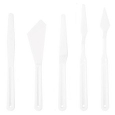 기초유화수업 캔버스 유화나이프 5P 미술나이프 학교기관 입시미술용, 2세트