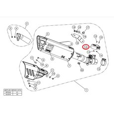 Akrapovic 適用於 YZF-R6 閥門蠍管閥門蓋, 1個
