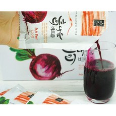 제주 비트즙 직접재배한 100% 제주도산 레드비트 레드비트즙, 100ml, 50개