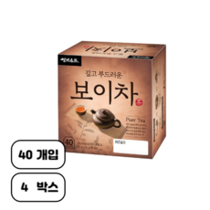 쌍계명차 깊고 부드러운 보이차, 600mg, 40개입, 4개