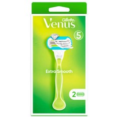 질레트 비너스 엑스트라 스무스 여성용 면도기 2입 여성제모기 리뉴얼된 구형 임브레스 면도기, 1개, 1개입
