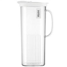 正方形水瓶, 白色, 1.8L, 1個