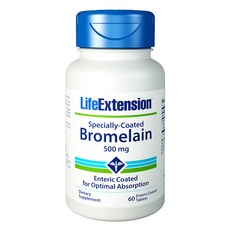 LIFE EXTENSION 鳳梨酵素錠 500mg, 60顆, 1罐