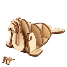 동물피규어 아트토이 주술회전 슬램 프라모델 바다생물만들기 바다코끼리 동물 생물모형 만들기