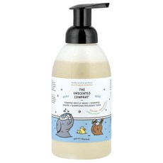 더 언센티드 컴퍼니 유아용 포밍 젠틀 워시 + 샴푸 향료 무함유 550ml(18.6fl oz) UNC-00007