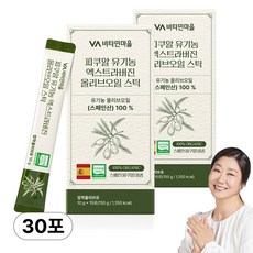 비타민마을 피쿠알 유기농 엑스트라버진 올리브 오일 스틱, 2개, 15회분