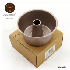 【嚴選SHOP】Chefmade 學廚 4吋天使蛋糕模 固底圓形煙囪模 中空戚風蛋糕模 海綿蛋糕模【WK9032】, 1個