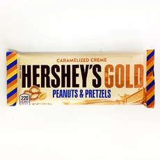 HERSHEY'S GOLD 花生與蝴蝶餅 焦糖奶油巧克力 39g, 1個, 活動六折品 賞味期限2020.07.31