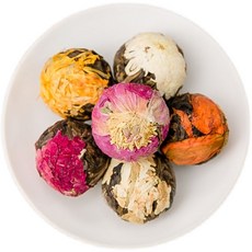 윈난 특산품 꽃피는 차 티볼 용주 선물 로즈 자스민 중국차 원산지 중국, 1개