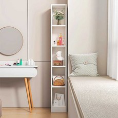 틈새수납장 230 슬림 캐비닛 다용도실 틈새장 수납장 화이트, 2. 23x24x180cm오크