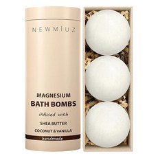 마그네슘 배스 운동 후 근육통 회복 긴장감 바닐라 시어버터 퍼펙트 스타킹 스터퍼 선물이 담긴 엡솜 소금, 1개