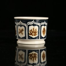 漸升堂 青花釉裏金雜寶直口杯, 商品主圖, 1個