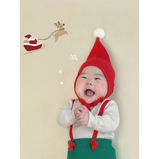 嬰幼兒 寶寶聖誕限定吊帶褲