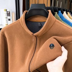 겨울 남성 스탠드 칼라 재킷 고급 품질 지퍼 정교한 프린트 두꺼운 코트 다용도 출, XXXL 사이즈, 1개 팩, jiaotan