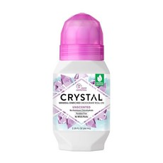 CRYSTAL Mineral Deodorant Roll On 크리스탈 미네랄 롤 온 데오드란트 무향 2.25oz(66ml) 3팩