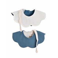 모이몰른 24전시즌 클로버서클턱받이M2452JW04P 컬러 배색과 구름 모양의 형태로 디자인된 깔끔한 디자인, 핑크