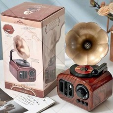 復古留聲機音樂盒擺件 禮盒裝, 留聲機復古音樂盒擺件 禮盒裝 , 環保出口安全材質