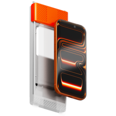 지모 아이폰 3D 커브드 나노핏 프로 베젤리스 AR 강화유리 액정 보호필름, 1개