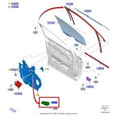 【JT福特原廠】KUGA MK3 20-電動窗開關 主控開關, 1個