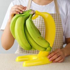 제이라 PP 바나나걸이 거치대 갈변방지 홀더, 1개, 옐로우