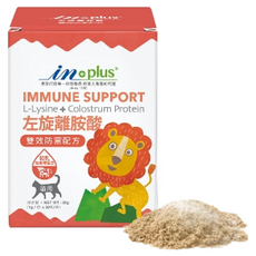 IN-Plus 貓用左旋離胺酸/多貓用雙效防禦配方, 混合在食物中給予
