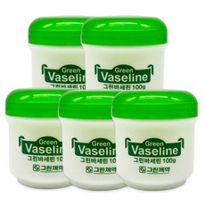 그린제약 그린백색바세린 피부보호 보습제 연고 크림 립케어, 100g, 5개