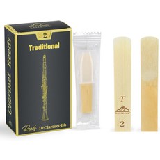 이스트락 Bb 클라리넷 초보자 및 플레이어를 위한 2.02.53.03.5 팩 10팩 스트렝스 2.010 필요, 2.0