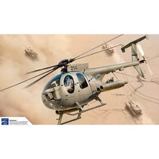 아카데미 1/35 MD500 디펜더 12136/경량 관측 헬리콥터