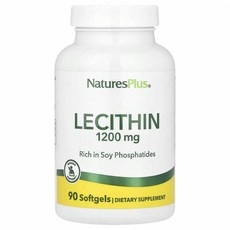 네이처스플러스 레시틴 1200mg Lecithin 대두 콩 소프트젤 90정, 1개