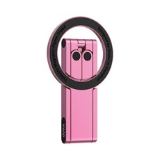 Ulanzi 口袋磁吸手機三腳架 65g輕量小巧 8mm極致輕薄 雙面強力磁吸 多角度自由調, 1個, MA60 粉色