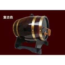 와인 숙성고 오크통 위스키 저장고 5L 홈바 와이너리 소품, 1개