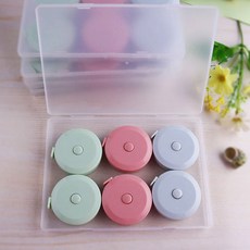 攜帶式迷你粉彩圓形捲尺 2m, 1組