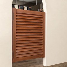 주방 레스토랑 카우보이문 여닫이 양문 중문 카페 간이, E. 80x90cm, 4. 갈색