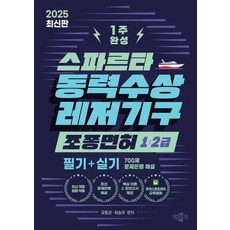 스파르타 동력수상 레저기구 조종면허 1.2급 필기+실기(2025)