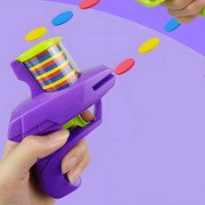 신명나는 플라잉 디스크 건 장난감총, 그린