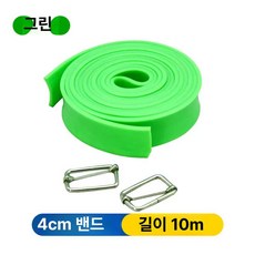 휴대용 웨이트 저항 스트랩 피트니스 팔뚝 근력 운동, 4cm 육상 그린 10m, 1개, 1g