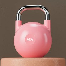 에비노 케틀벨20kg 케틀벨 10kg 덤벨 아령 운동 20kg, 1개, 1g, [6KG] 핑크