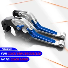 혼다용 Honda Click 110i/125i/150i 2015-올해 폴딩레버 조절식 브레이크 레버 클러치 확장형, 17 SB, 01 빠른  Mainland