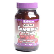 Bluebonnet 蔓越莓萃取植物膠囊, 1個, 60 件