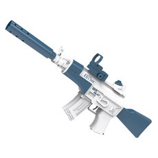 물놀이 워터밤 충전식 전동 워터건 물총 M416/AK47, AK47, 블루, 1개