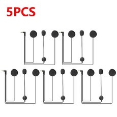 오토바이 헤드셋 V4 V6 인터폰 호환 스피커 이어폰 마이크 블루투스 인터콤 헬멧, [04] 5 PCS
