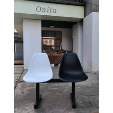 야외 벤치 대합실 로비 광장 웨이팅 공원 버스정류장의자 장의자 버스정류장, 2인용 화이트